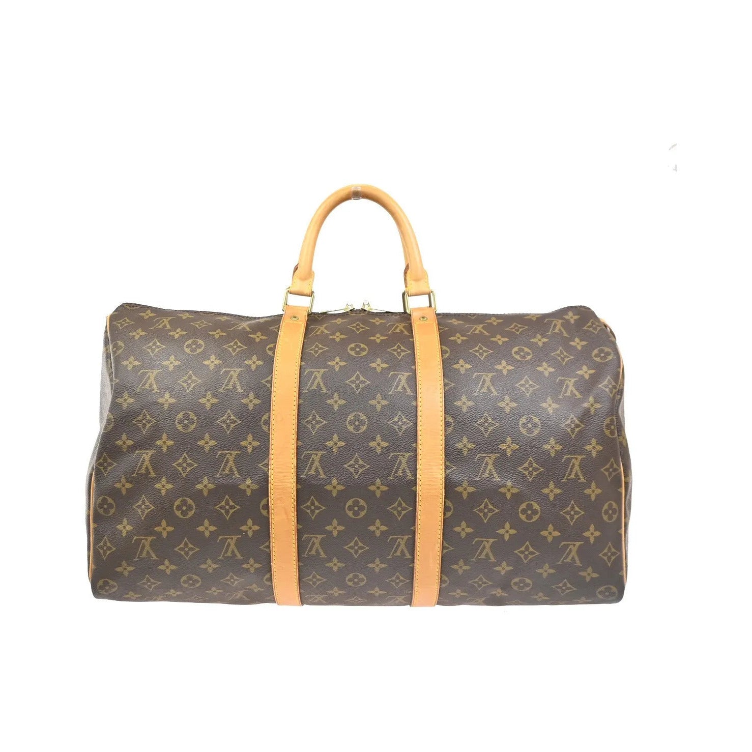 Louis Vuitton Keepall Monogram Canvas, Brown, Canvas, Travel Bag