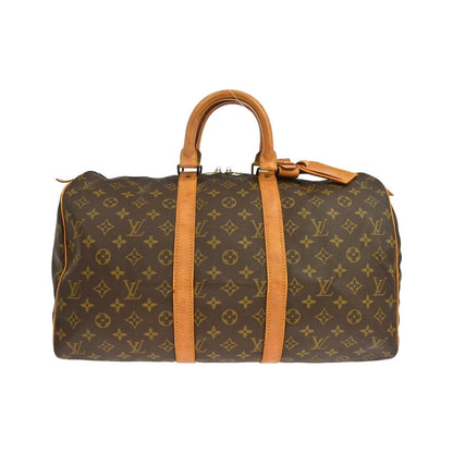 Louis Vuitton Keepall Monogram Canvas, Brown, Canvas, Travel Bag