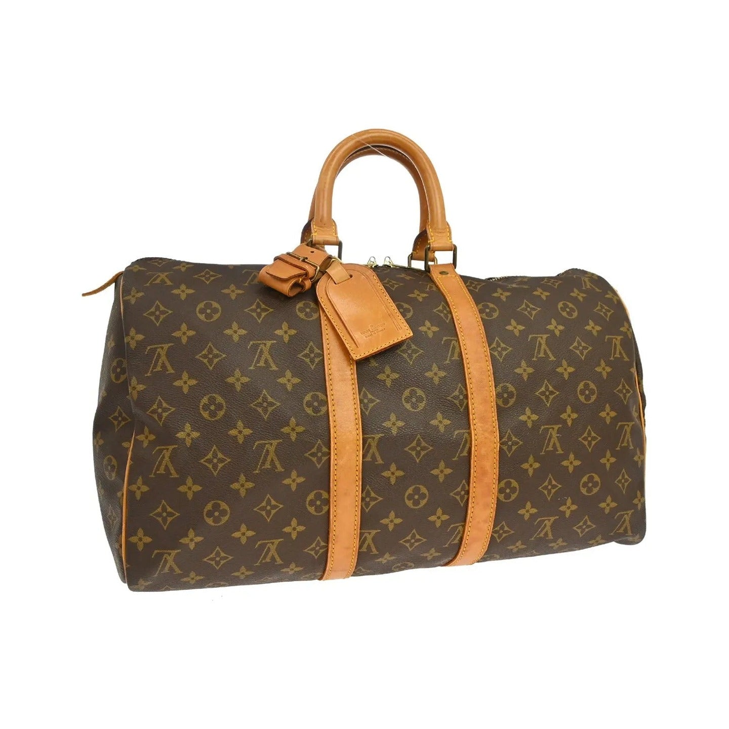 Louis Vuitton Keepall Monogram Canvas, Brown, Canvas, Travel Bag