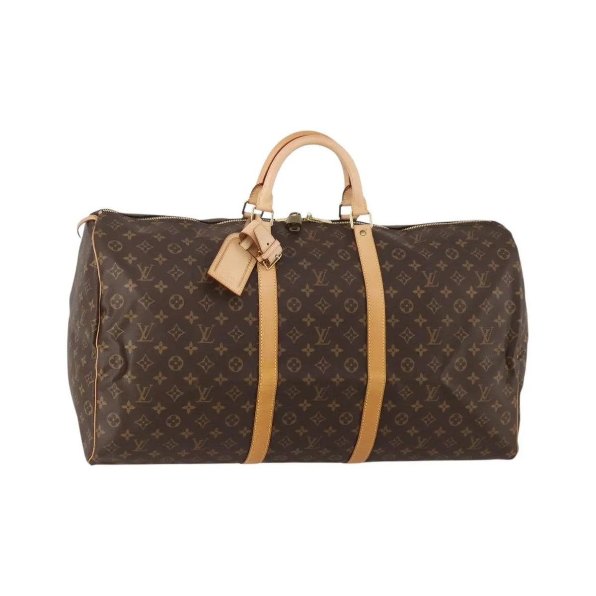 Louis Vuitton Keepall Monogram Canvas, Brown, Canvas, Travel Bag