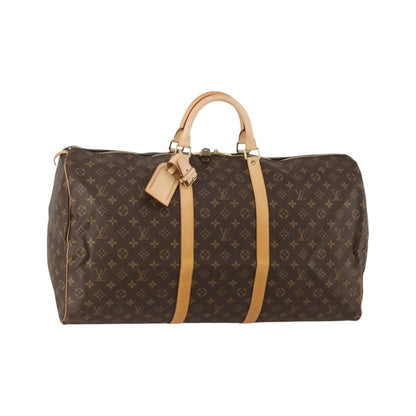 Louis Vuitton Keepall Monogram Canvas, Brown, Canvas, Travel Bag