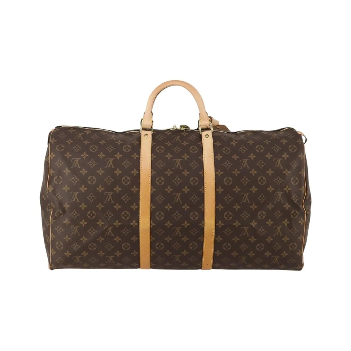 Louis Vuitton Keepall Monogram Canvas, Brown, Canvas, Travel Bag