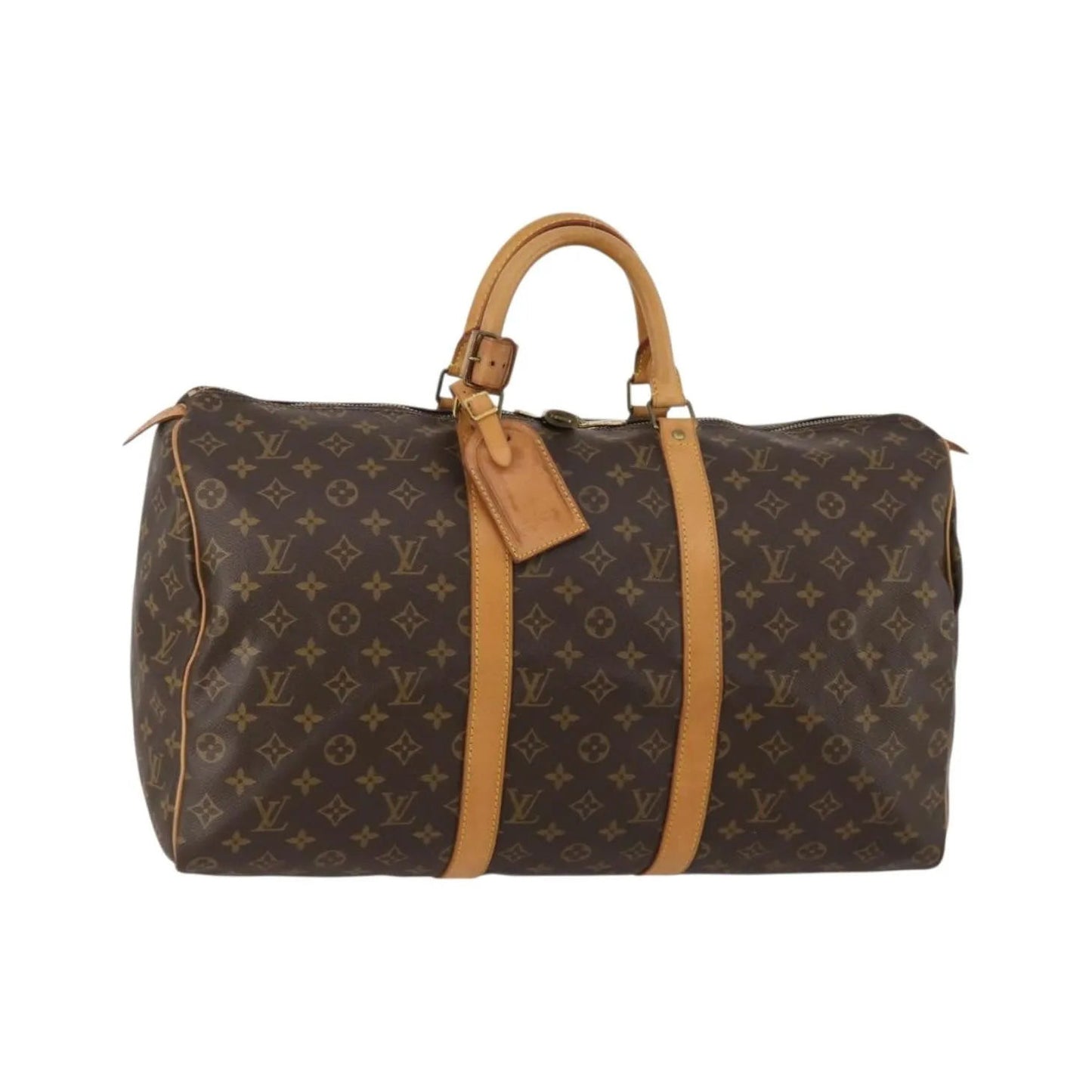 Louis Vuitton Keepall Monogram Canvas, Brown, Canvas, Travel Bag