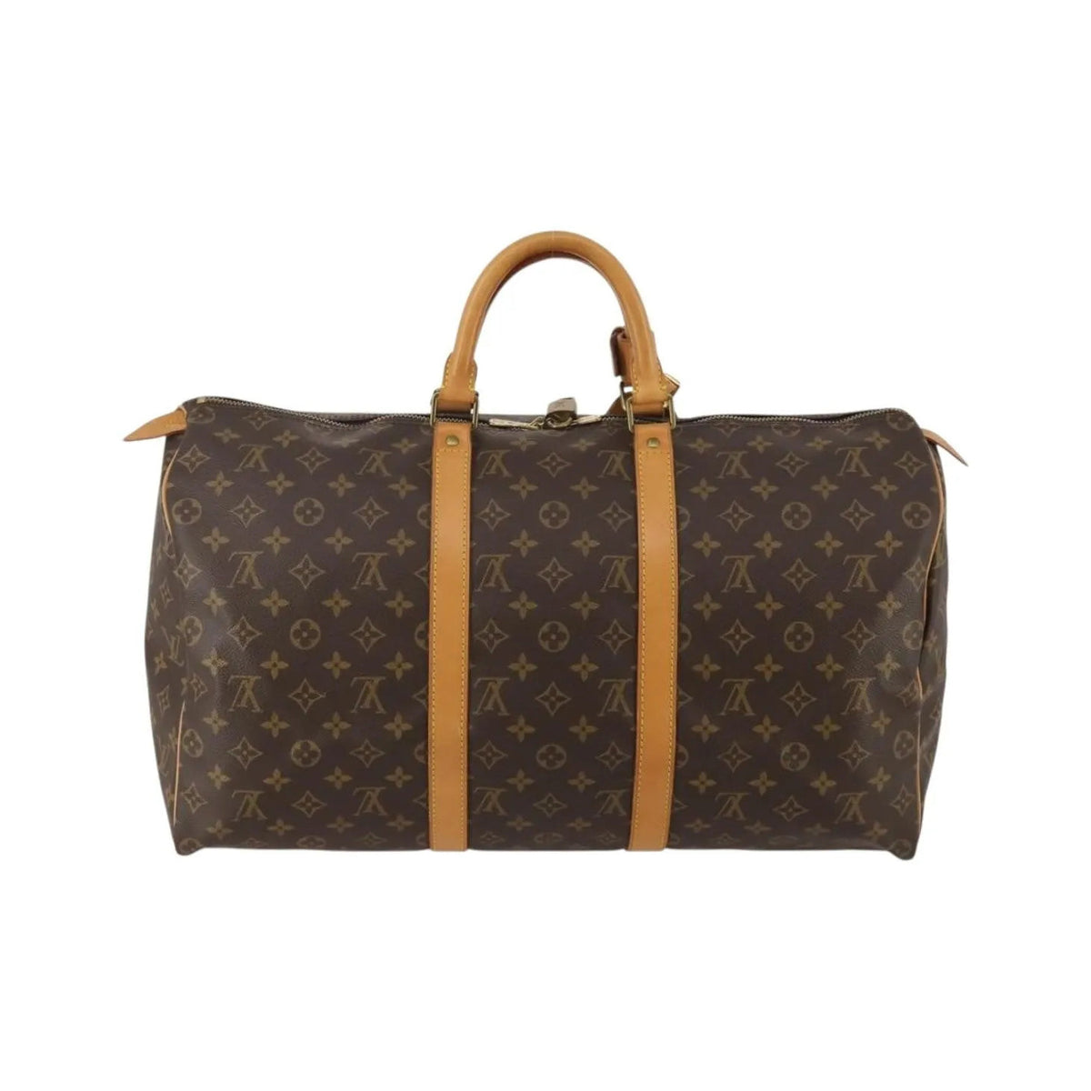 Louis Vuitton Keepall Monogram Canvas, Brown, Canvas, Travel Bag