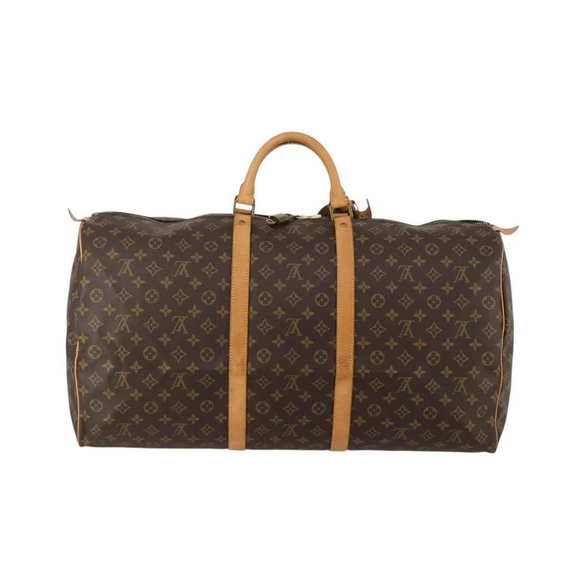 Louis Vuitton Keepall Monogram Canvas, Brown, Canvas, Travel Bag