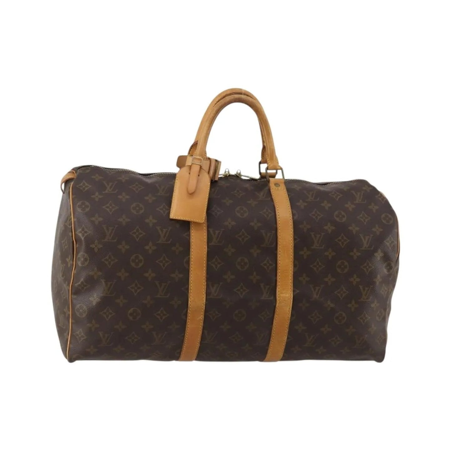 Louis Vuitton Keepall Monogram Canvas, Brown, Canvas, Travel Bag