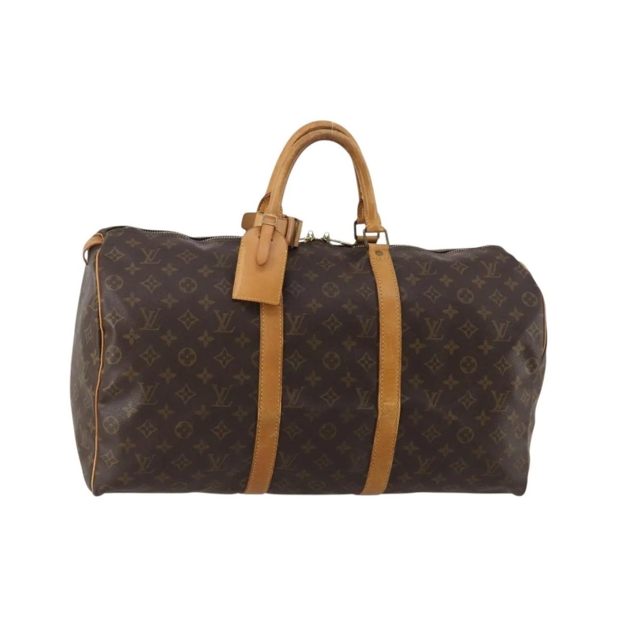 Louis Vuitton Keepall Monogram Canvas, Brown, Canvas, Travel Bag
