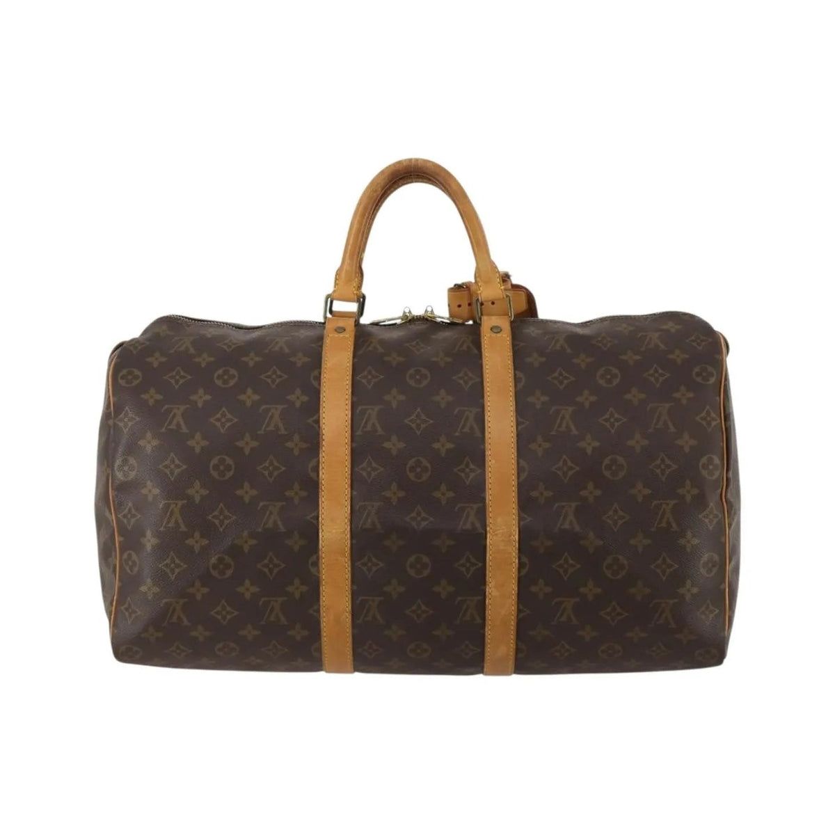 Louis Vuitton Keepall Monogram Canvas, Brown, Canvas, Travel Bag