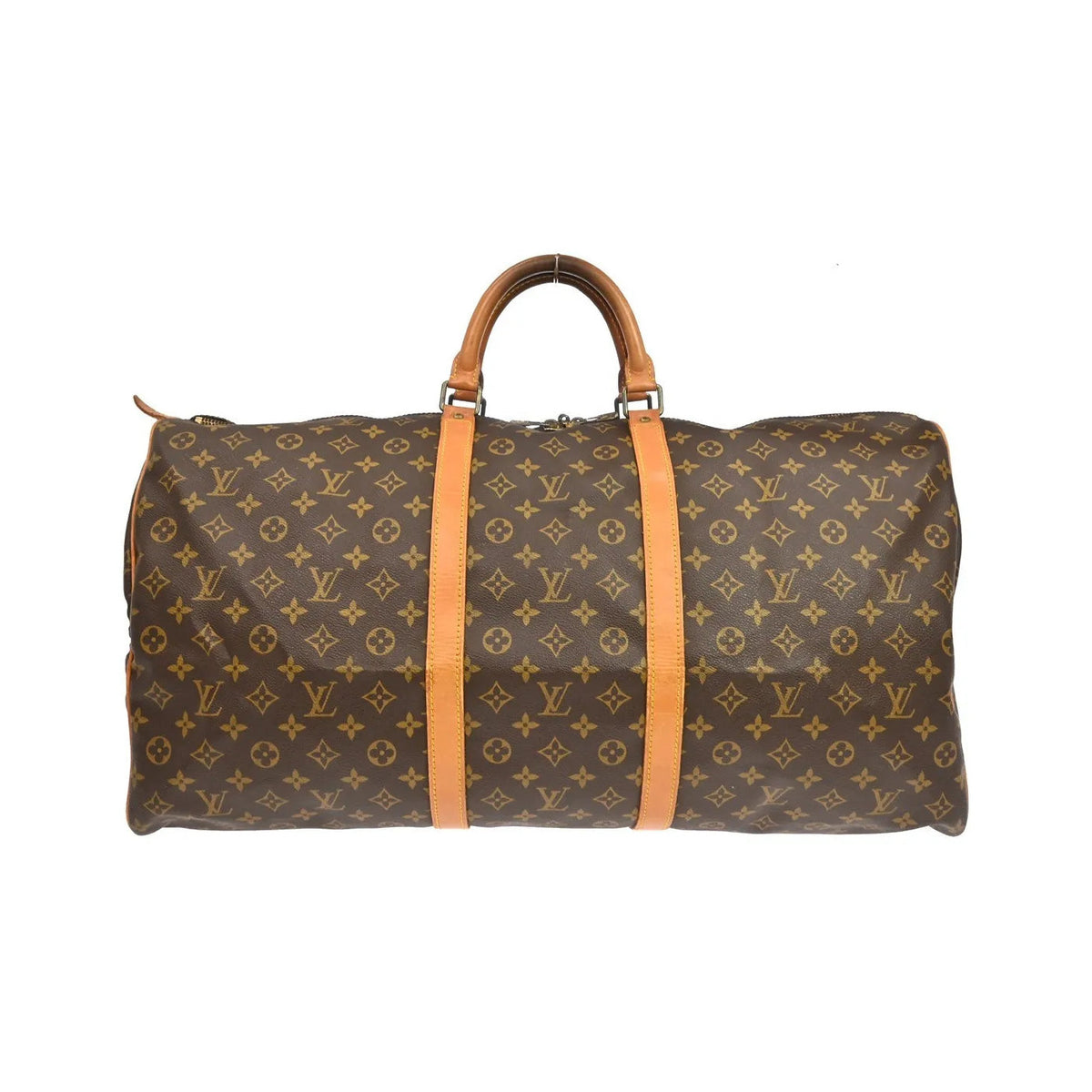 Louis Vuitton Keepall Monogram Canvas, Brown, Canvas, Travel Bag