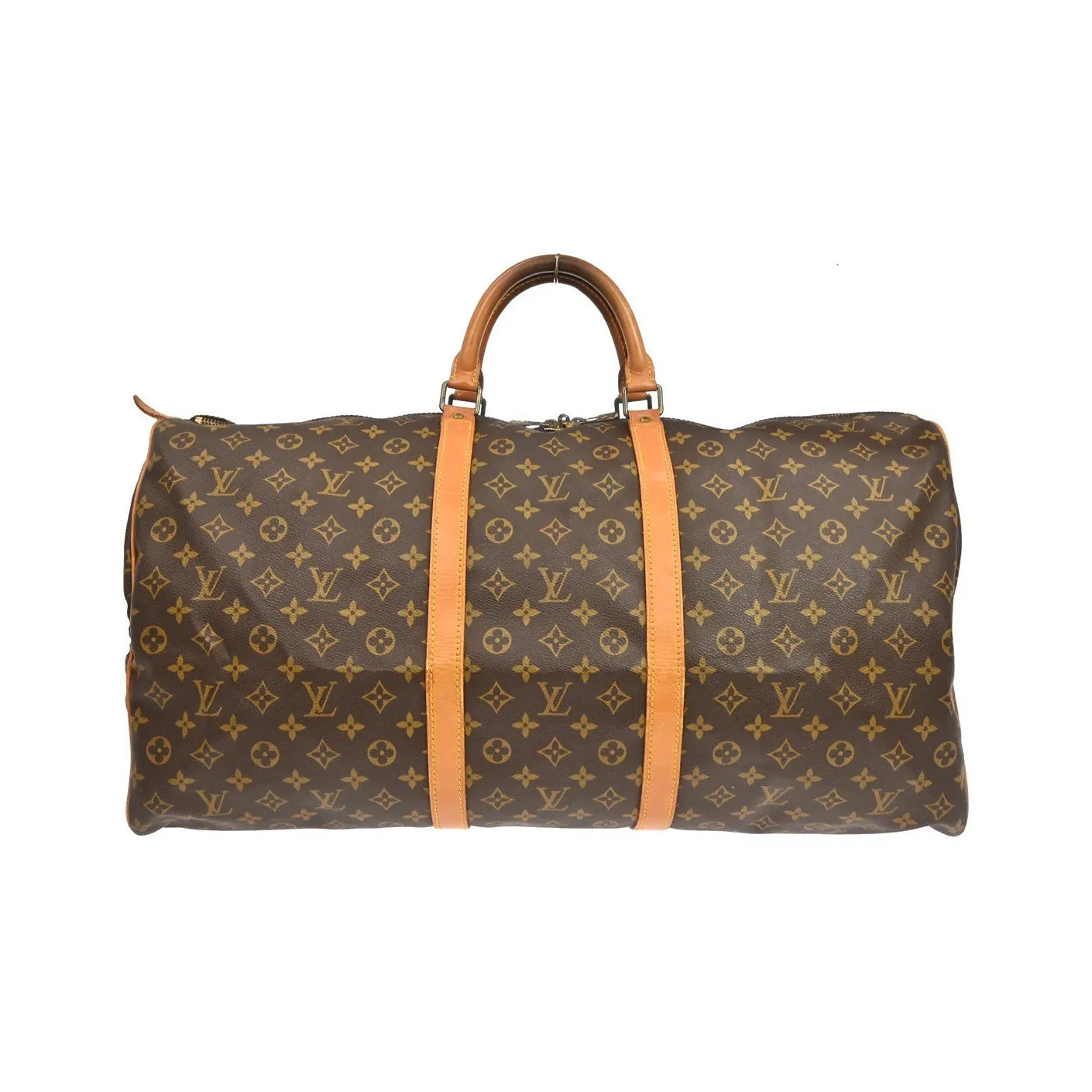 Louis Vuitton Keepall Monogram Canvas, Brown, Canvas, Travel Bag
