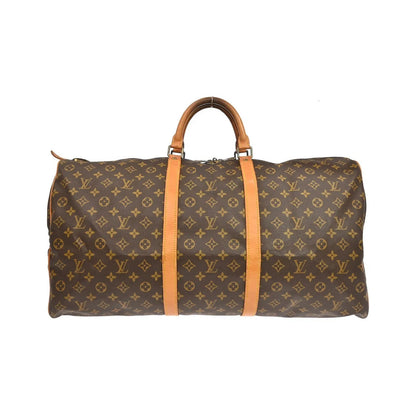 Louis Vuitton Keepall Monogram Canvas, Brown, Canvas, Travel Bag