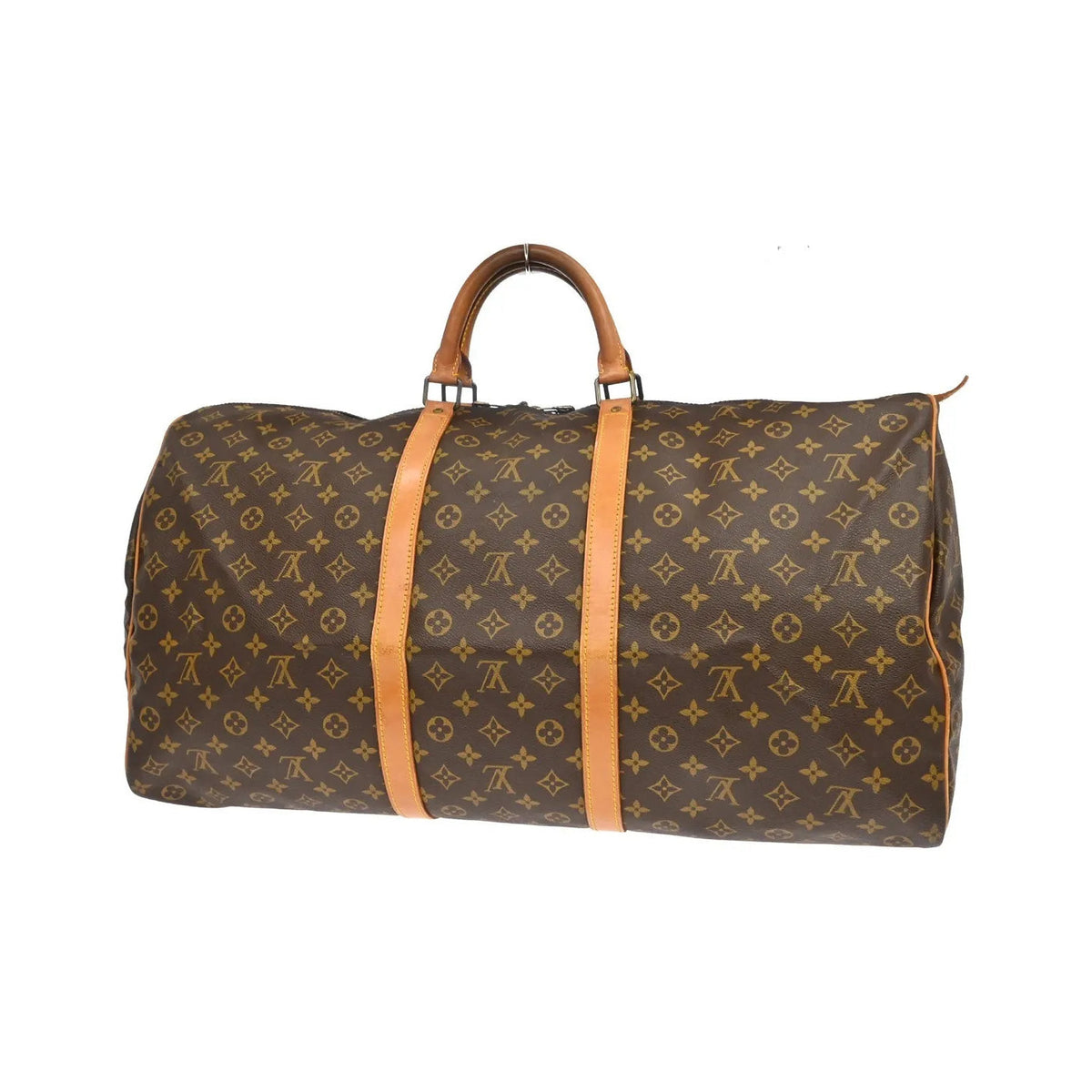 Louis Vuitton Keepall Monogram Canvas, Brown, Canvas, Travel Bag