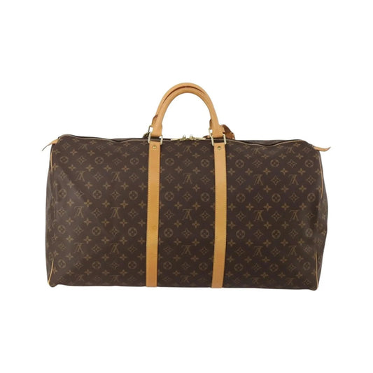 Louis Vuitton Keepall Monogram Canvas, Brown, Canvas, Travel Bag