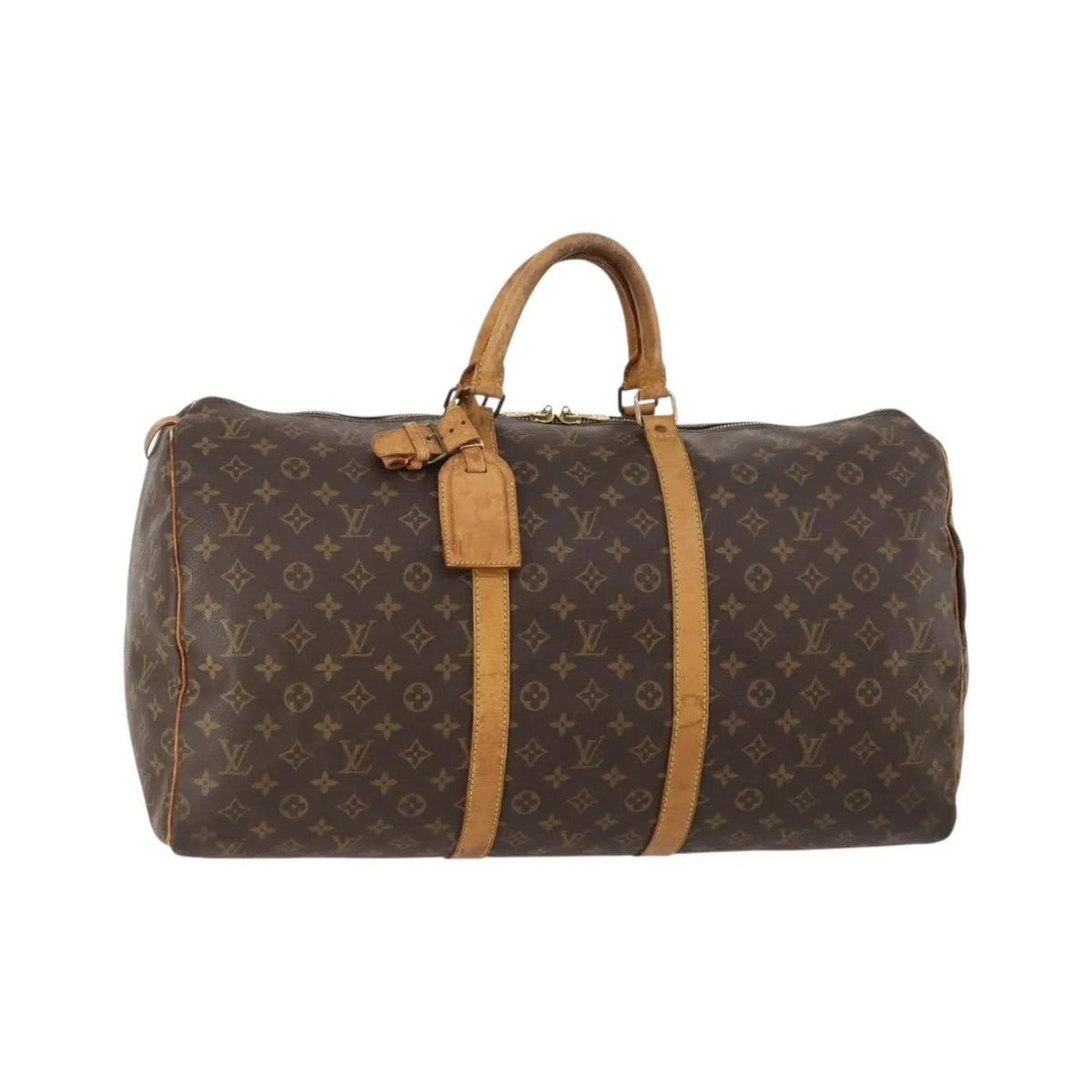 Louis Vuitton Keepall Monogram Canvas, Brown, Canvas, Travel Bag