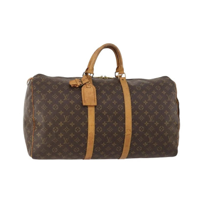 Louis Vuitton Keepall Monogram Canvas, Brown, Canvas, Travel Bag