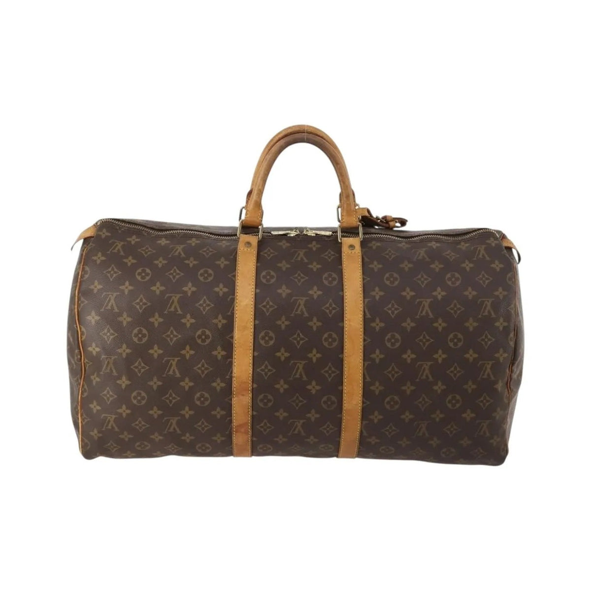 Louis Vuitton Keepall Monogram Canvas, Brown, Canvas, Travel Bag