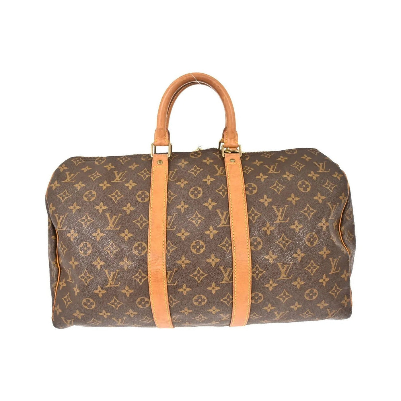 Louis Vuitton Keepall Monogram Canvas, Brown, Canvas, Travel Bag