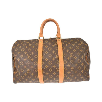 Louis Vuitton Keepall Monogram Canvas, Brown, Canvas, Travel Bag