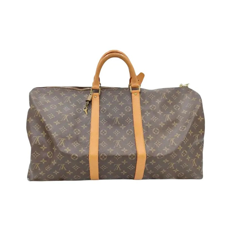 Louis Vuitton Keepall Monogram Canvas, Brown, Canvas, Travel Bag