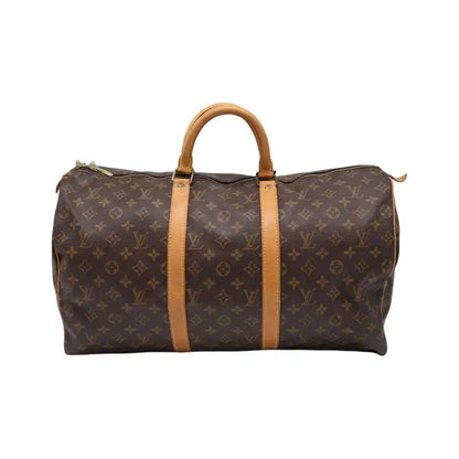 Louis Vuitton Keepall Monogram Canvas, Brown, Canvas, Travel Bag