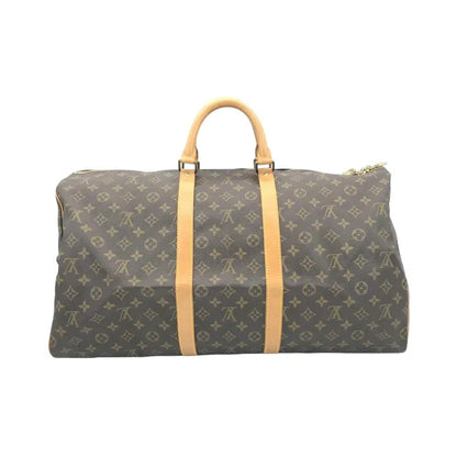 Louis Vuitton Keepall Monogram Canvas, Brown, Canvas, Travel Bag