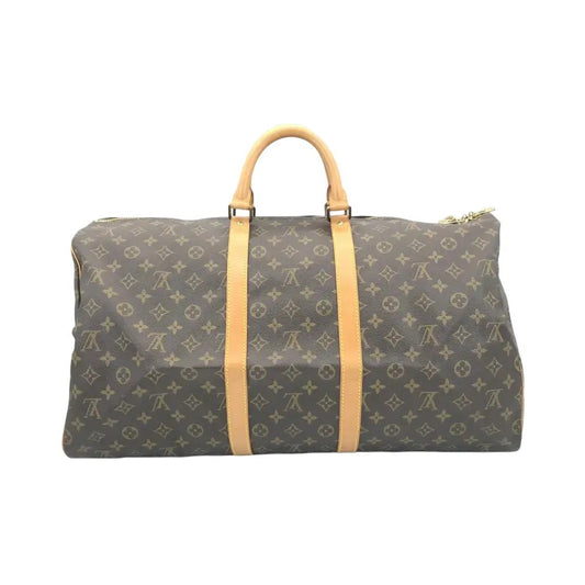 Louis Vuitton Keepall Monogram Canvas, Brown, Canvas, Travel Bag