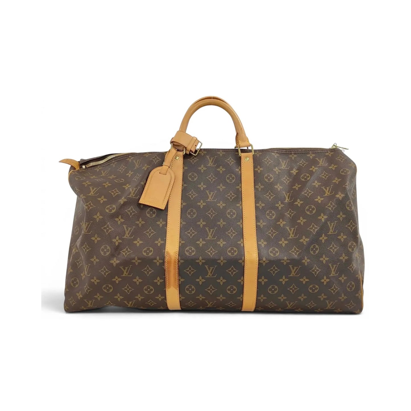 Louis Vuitton Keepall Monogram Canvas, Brown, Canvas, Travel Bag