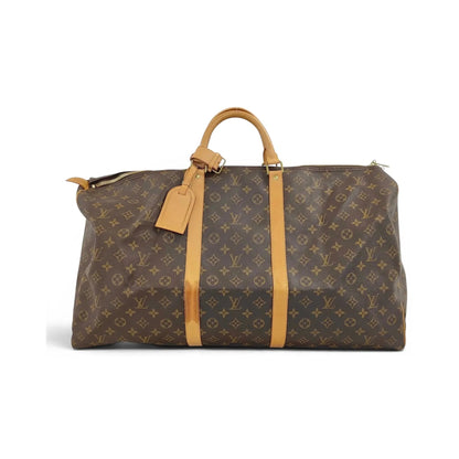 Louis Vuitton Keepall Monogram Canvas, Brown, Canvas, Travel Bag