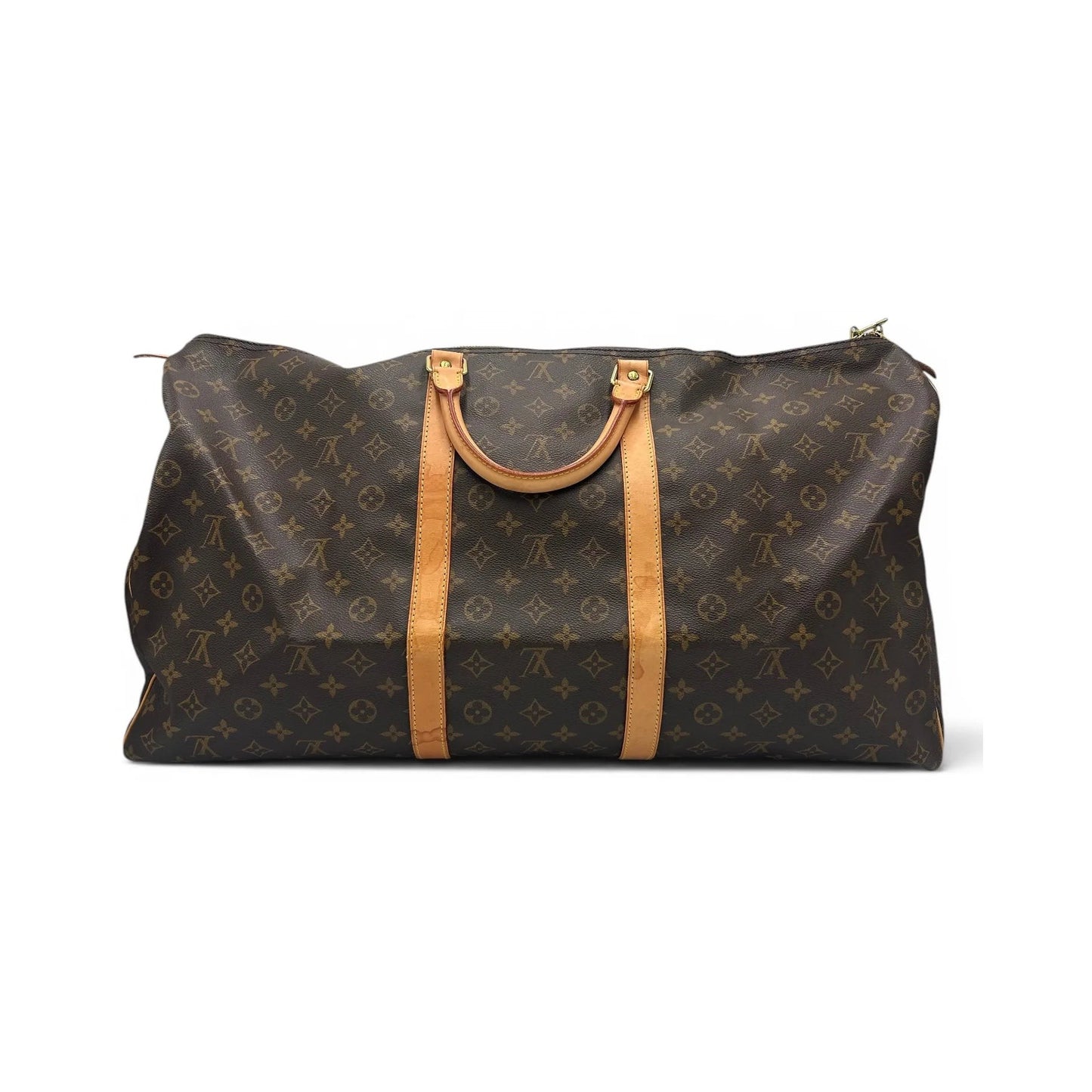 Louis Vuitton Keepall Monogram Canvas, Brown, Canvas, Travel Bag