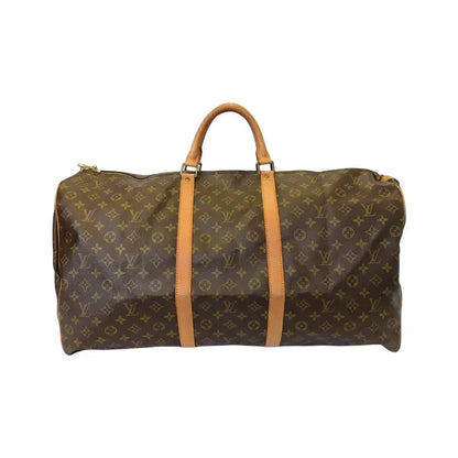 Louis Vuitton Keepall Monogram Canvas, Brown, Canvas, Travel Bag