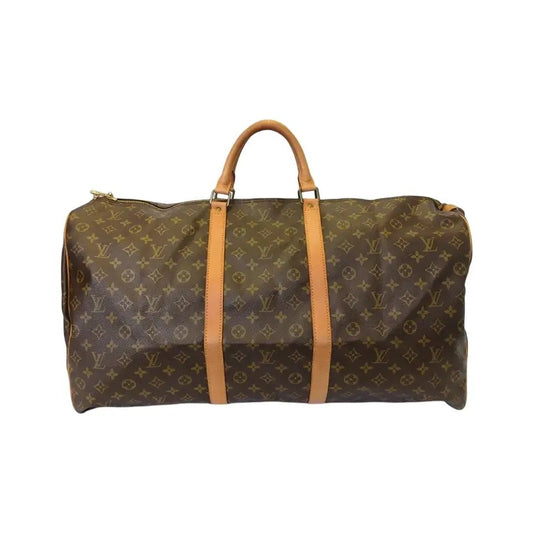 Louis Vuitton Keepall Monogram Canvas, Brown, Canvas, Travel Bag