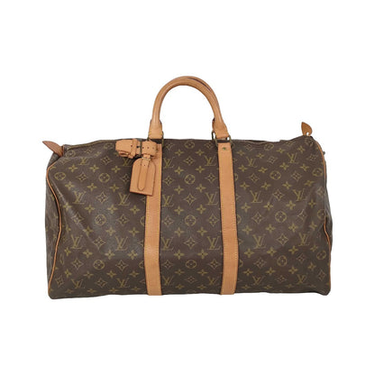 Louis Vuitton Keepall Monogram Canvas, Brown, Canvas, Travel Bag
