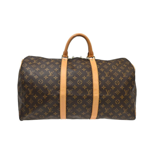 Louis Vuitton Keepall Monogram Canvas, Brown, Canvas, Travel Bag