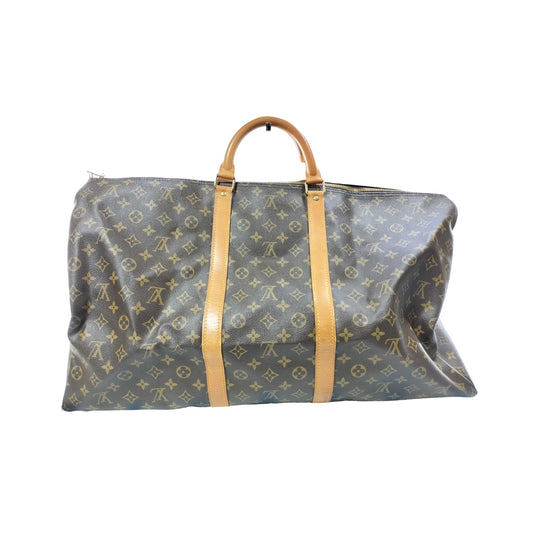 Louis Vuitton Keepall Monogram Canvas, Brown, Canvas, Travel Bag