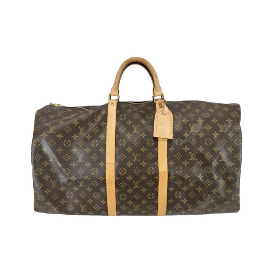 Louis Vuitton Keepall Monogram Canvas, Brown, Canvas, Travel Bag