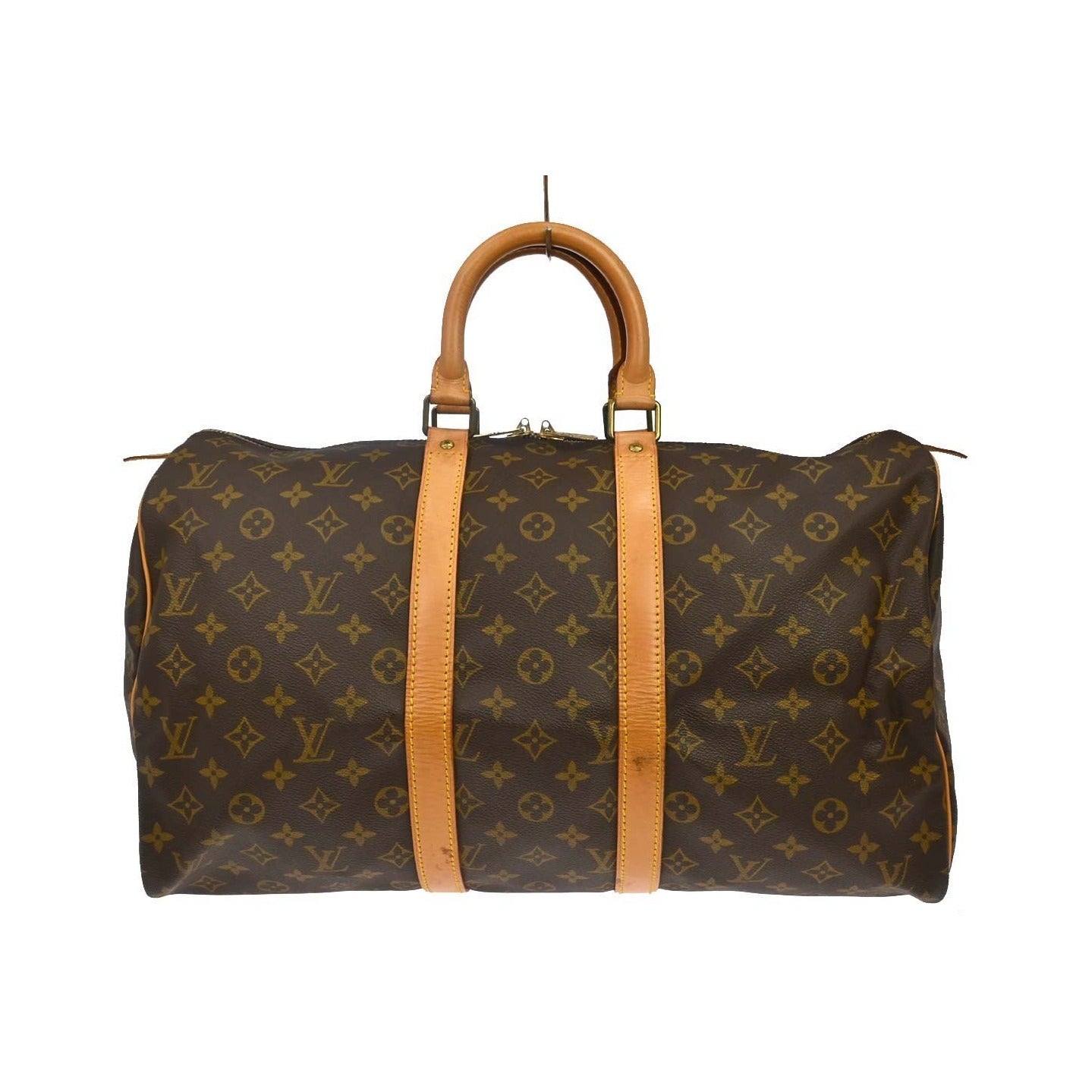 Louis Vuitton Keepall Monogram Canvas, Brown, Canvas, Travel Bag