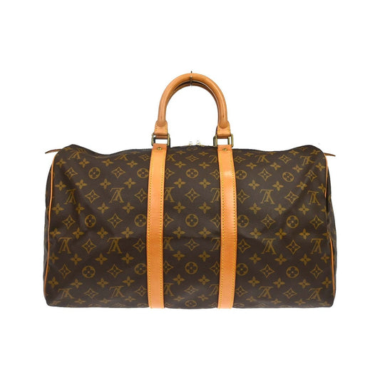 Louis Vuitton Keepall Monogram Canvas, Brown, Canvas, Travel Bag