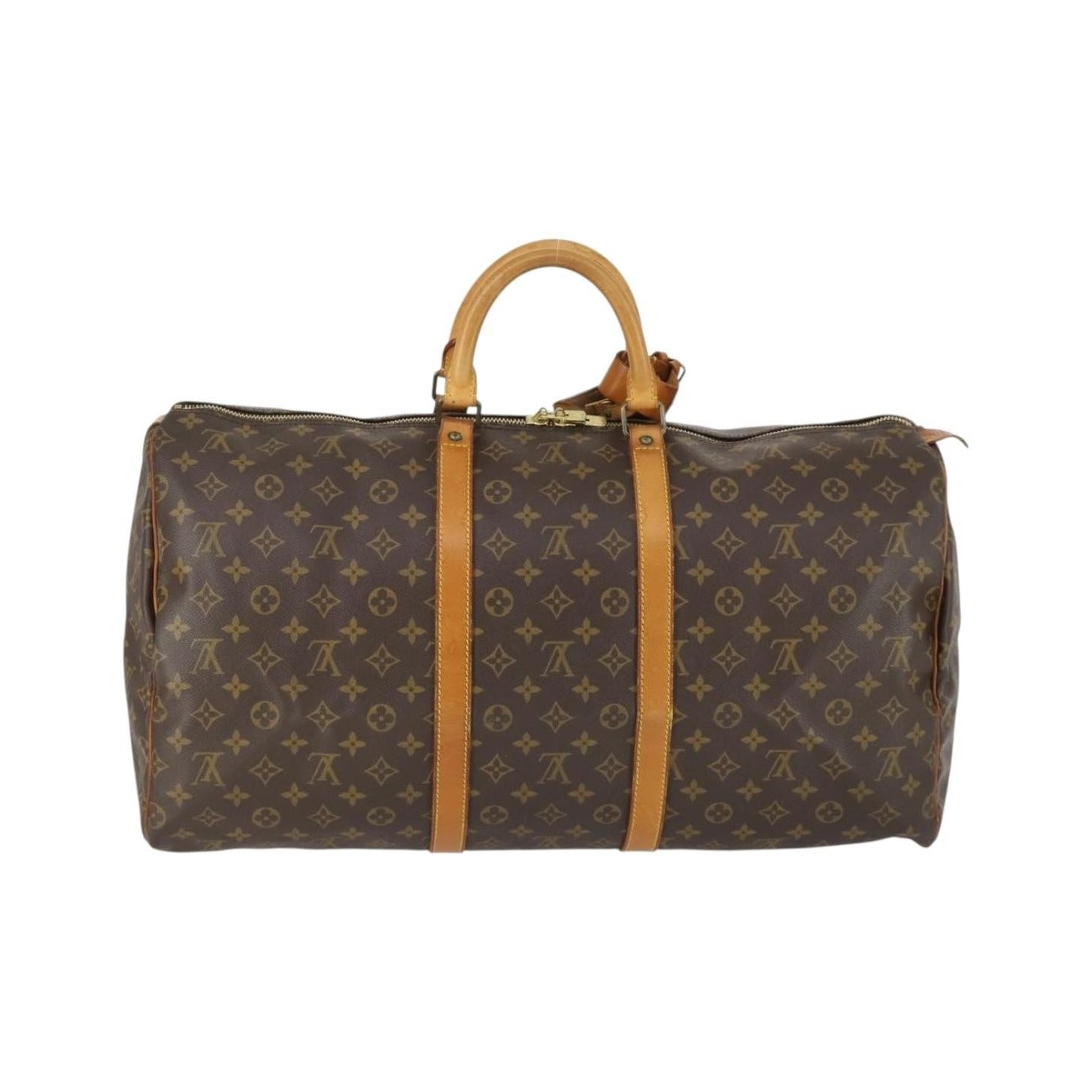 Louis Vuitton Keepall Monogram Canvas, Brown, Canvas, Travel Bag