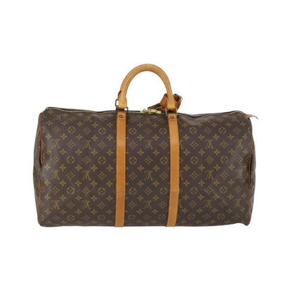 Louis Vuitton Keepall Monogram Canvas, Brown, Canvas, Travel Bag