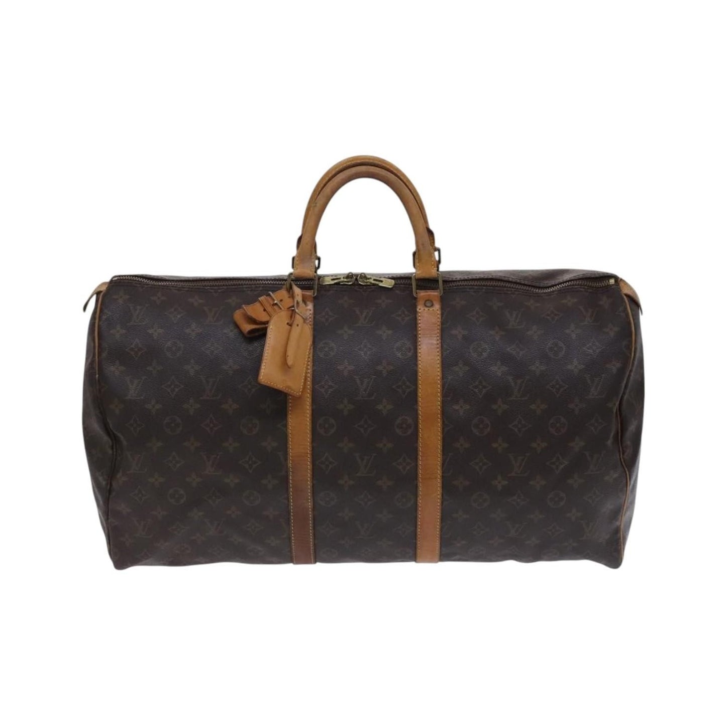 Louis Vuitton Keepall Monogram Canvas, Brown, Canvas, Travel Bag