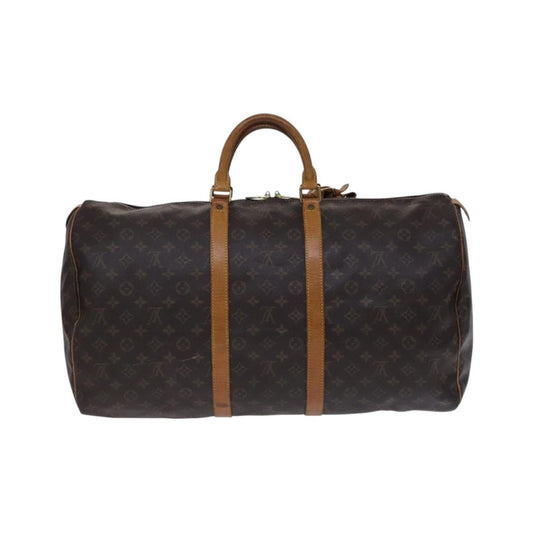 Louis Vuitton Keepall Monogram Canvas, Brown, Canvas, Travel Bag