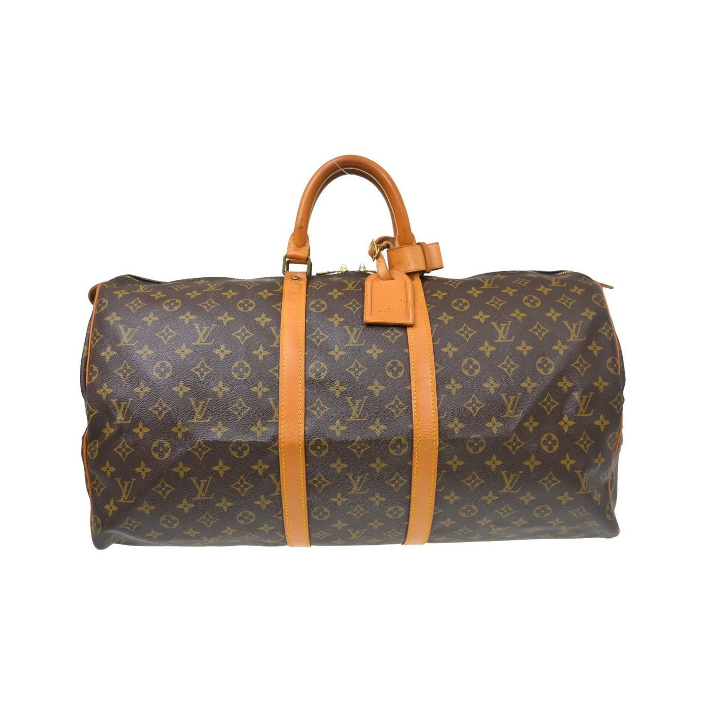 Louis Vuitton Keepall Monogram Canvas, Brown, Canvas, Travel Bag