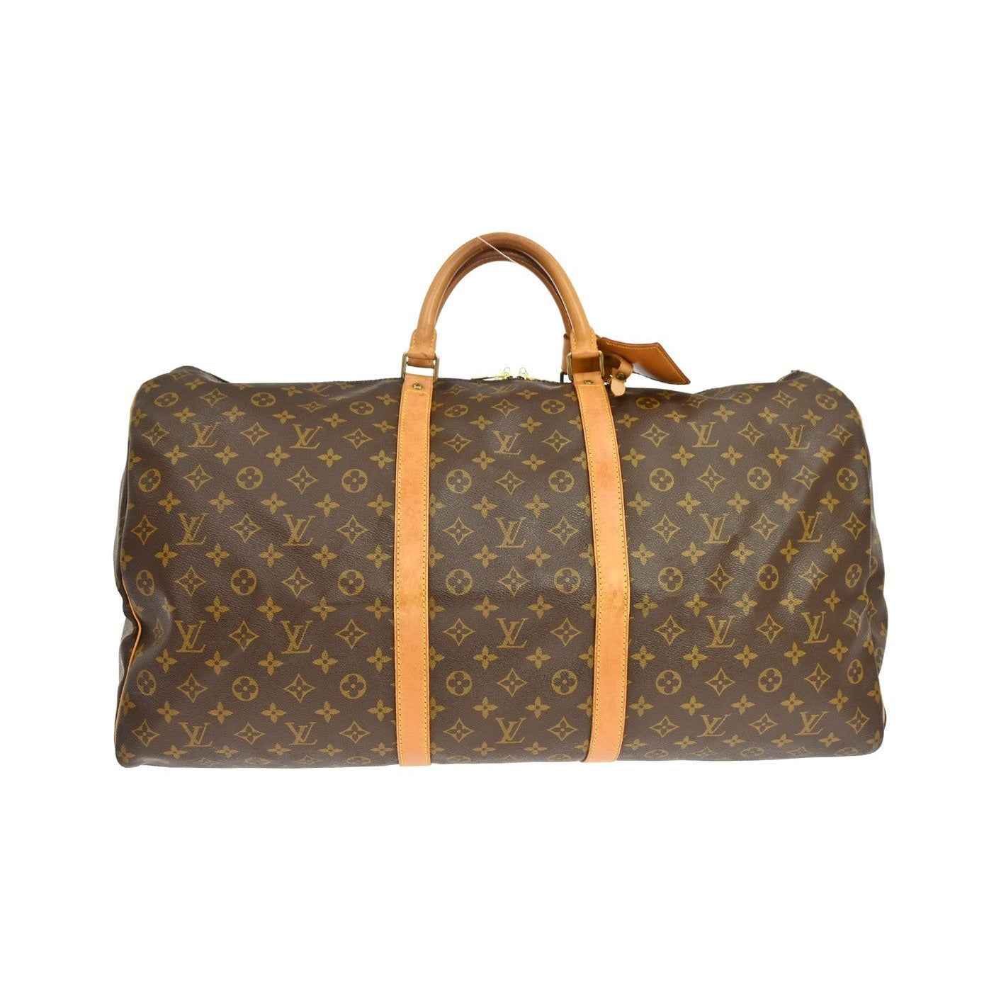 Louis Vuitton Keepall Monogram Canvas, Brown, Canvas, Travel Bag
