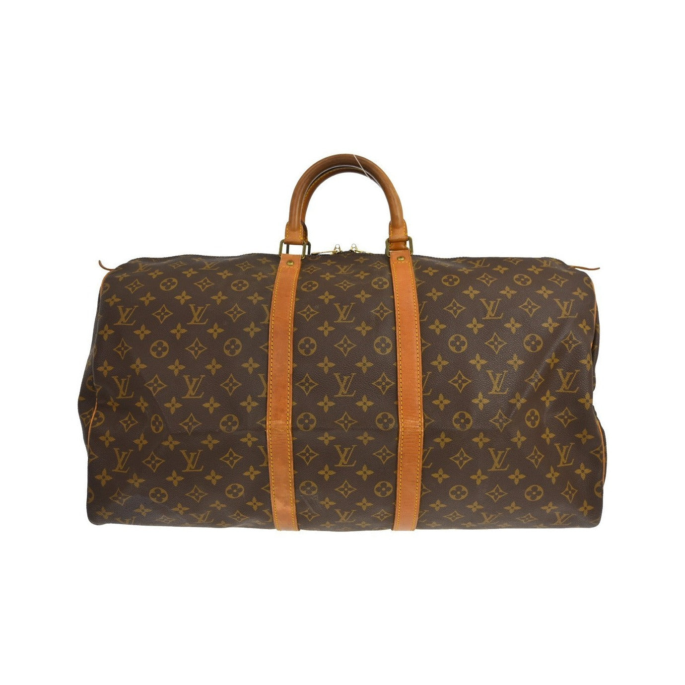 Louis Vuitton Keepall Monogram Canvas, Brown, Canvas, Travel Bag