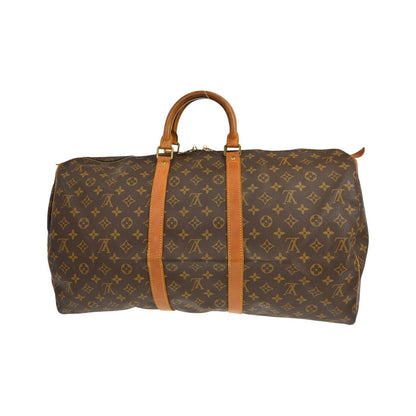 Louis Vuitton Keepall Monogram Canvas, Brown, Canvas, Travel Bag