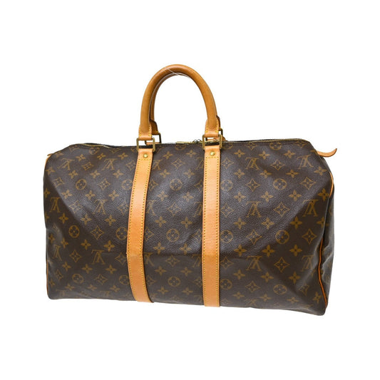 Louis Vuitton Keepall Monogram Canvas, Brown, Canvas, Travel Bag