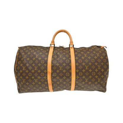 Louis Vuitton Keepall Monogram Canvas, Brown, Canvas, Travel Bag