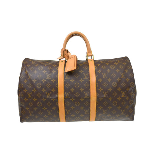 Louis Vuitton Keepall Monogram Canvas, Brown, Canvas, Travel Bag