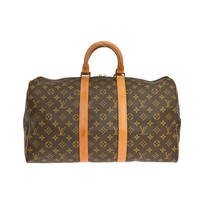 Louis Vuitton Keepall Monogram Canvas, Brown, Canvas, Travel Bag