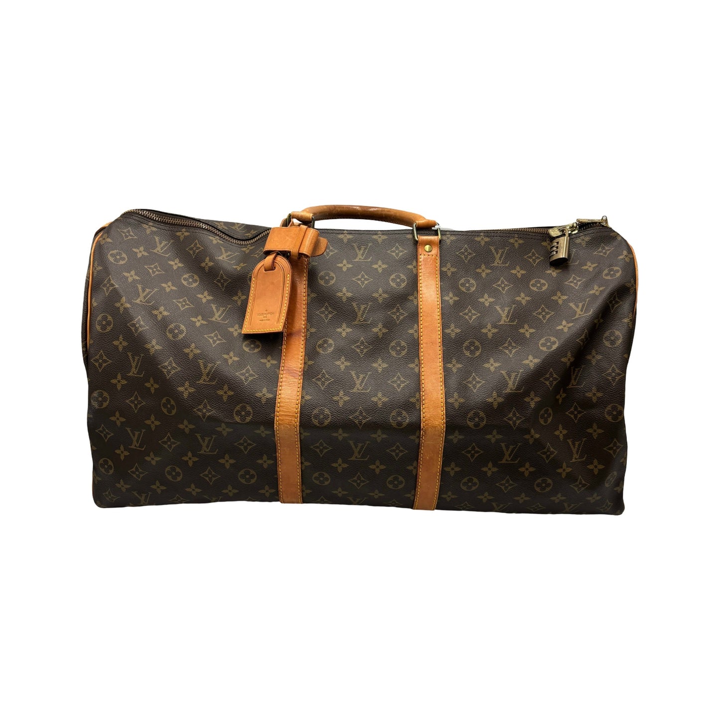 Louis Vuitton Keepall Monogram Canvas, Brown, Canvas, Travel Bag